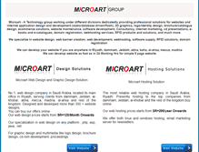 Tablet Screenshot of microartgroup.com